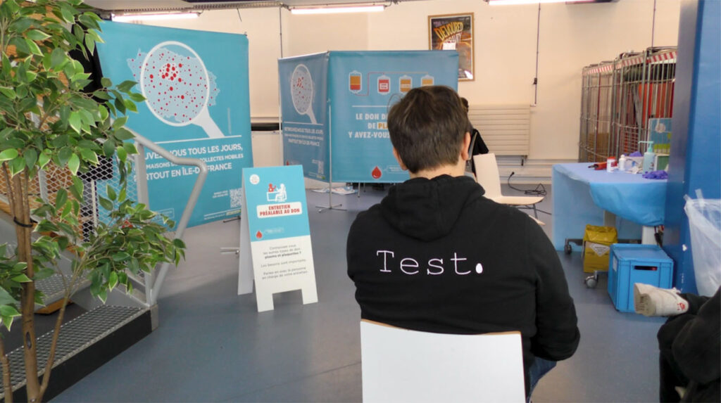 Les étudiants sang donnent à cœur joie