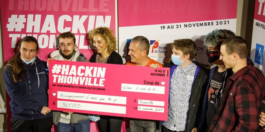 Beeled, le projet coup de cœur du Hackin Thionville qui facilite le stationnement en ville