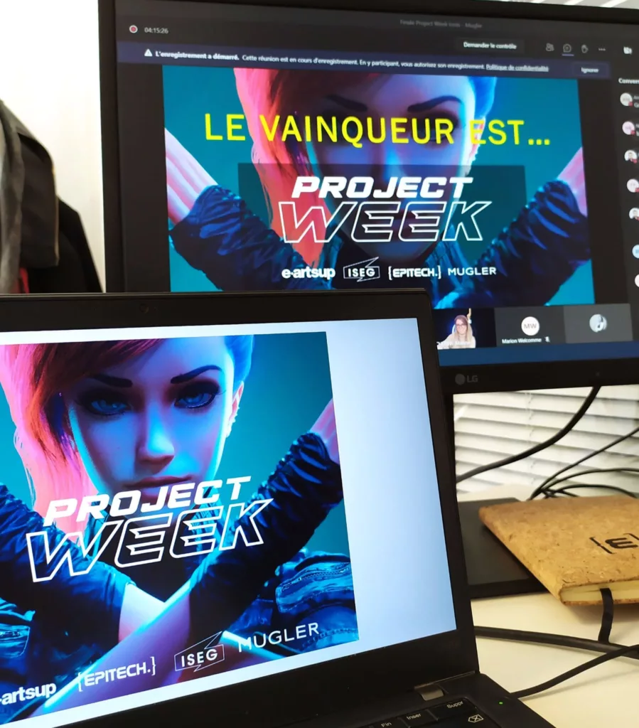 Project Week 2021&nbsp;: le projet „La Galaxie Mugler“ désigné vainqueur