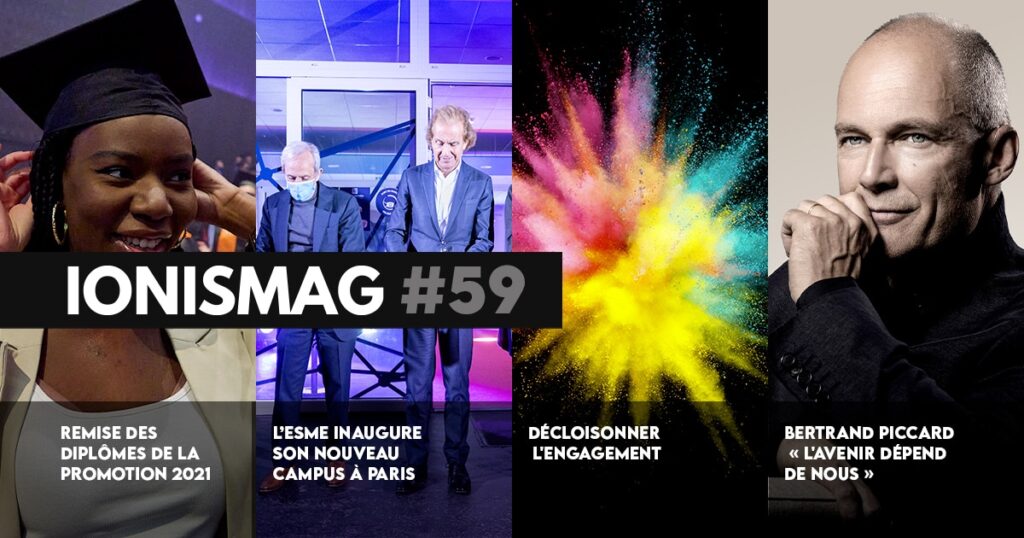 IONIS MAG #59&nbsp;: remise des titres, Bertrand Piccard et aide aux réfugiés